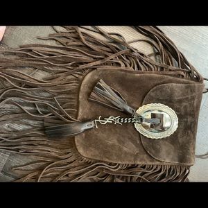 Saint Laurent- Anita Flat Crossbody Purse Bag